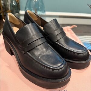 EUC Stuart Weitzman Sussex Platform Loafers